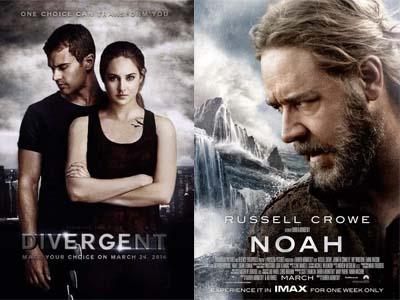 Kalahkah 'Divergent', Film 'Noah' Sukses di Puncak Box Office Amerika!