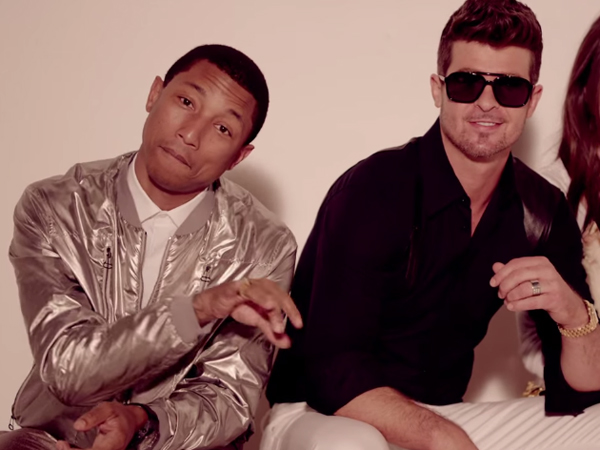 Terbukti Plagiat, Robin Thicke dan Pharrell Williams Dihukum Bayar Denda Hingga 92 Milyar!