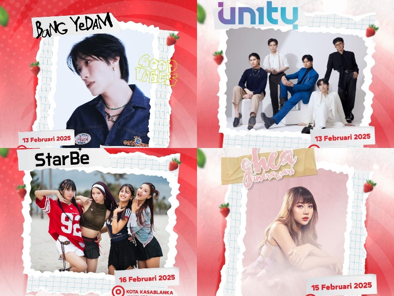 Bang Yedam, UN1TY, Ghea Indrawari, dan StarBe Akan Tampil di Nonsan Strawberry Festival Jakarta