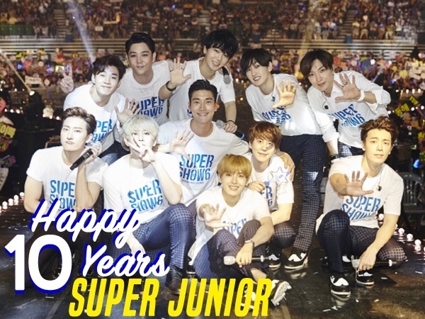 Happy 10th Anniversary, Super Junior! Simak 10 Pencapaian Super Junior Sejak Tahun 2005