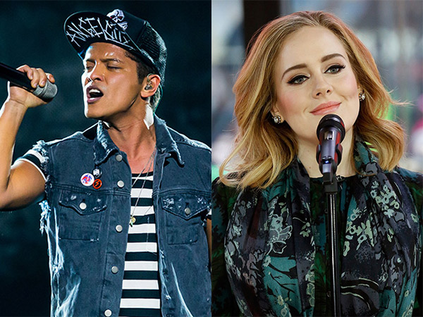 Sebut Bertingkah Bak Diva, Bruno Mars Justru Kagum Dengan Bakat Adele