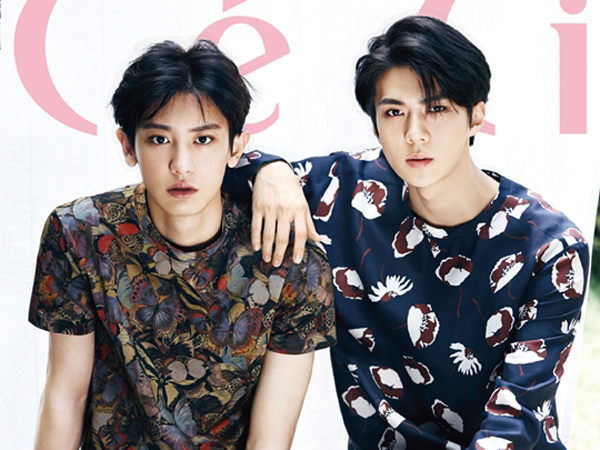 Chanyeol dan Sehun EXO Jadi Flower Boy Nextdoor Untuk Pemotretan CeCi