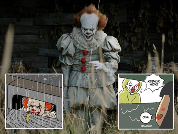 Ramai Meme dan Komik Strip dari Film Laris 'It', Kreatif dan Kocak Banget!