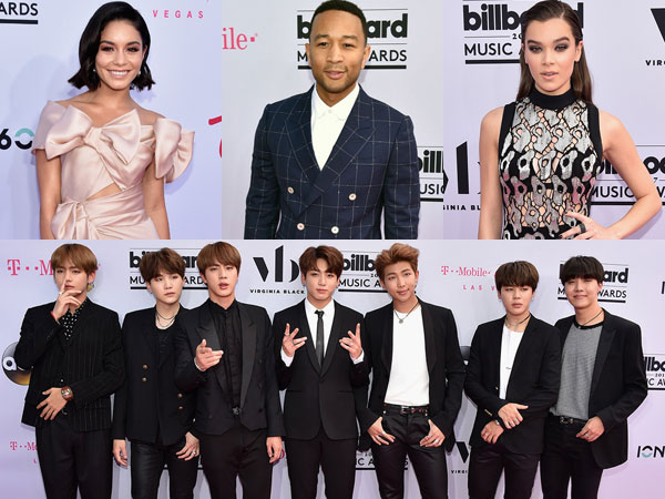 Vanessa Hudgens Hingga BTS Masuk Daftar Busana Terbaik di Magenta Carpet BBMAs 2017!