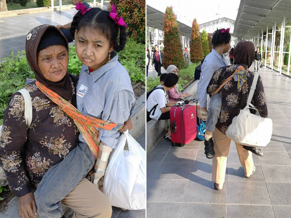 Kisah Nenek Gendong Cucu Usia 18 Tahun ke RSCM