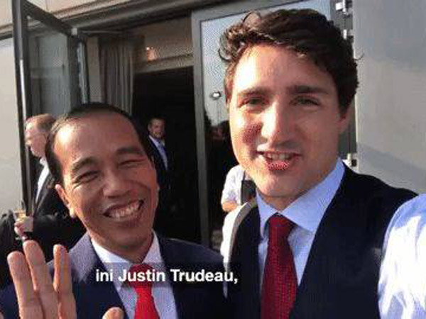 Pesan Manis dari VLOG 'Bromance' Presiden Jokowi dan PM Tampan Kanada Justin Trudeau