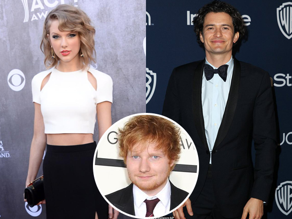 Ed Sheeran Minta Taylor Swift Pacaran dengan Orlando Bloom?