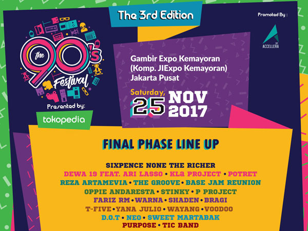 Mainan Nostalgia Era '90-an Hadir di Konser Reuni Musik Terbesar 'The 90's Festival'