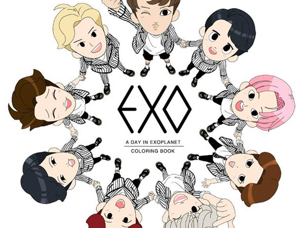 Asah Kreatifitas Fans, SM Entertainment Siap Luncurkan Buku Mewarnai EXO!