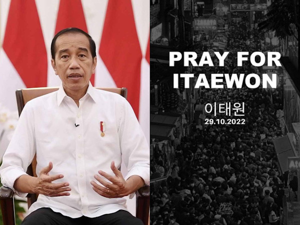 Presiden Jokowi Sampaikan Duka Cita Atas Tragedi Itaewon