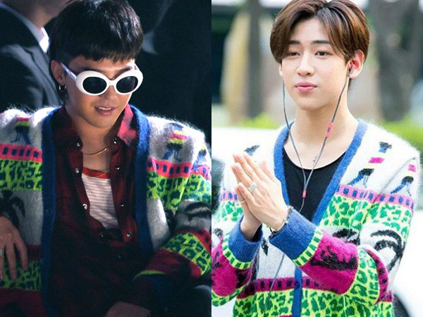 Cardigan Colorful Kembar G-Dragon vs BamBam GOT7, Who Wore It Better?