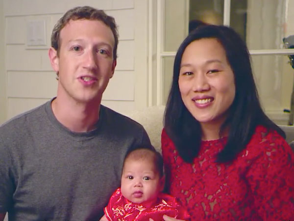 Fasih Berbahasa Mandarin, Mark Zuckerberg dan Istri Ucapkan Selamat Tahun Baru Imlek