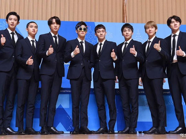 Jelang Penutupan, EXO Gelar Acara Meet and Greet Bareng Atlet Olimpiade PyeongChang 2018