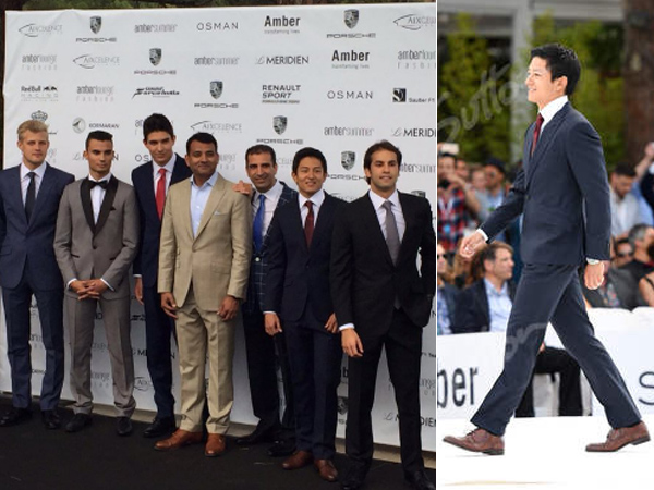 Eksis Bareng Pembalap F1, Rio Haryanto Gagah ‘Melaju’ Di Atas Catwalk Fashion Show Monaco!