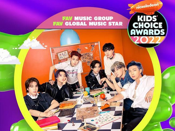 BTS Perpanjang Rekor Dunia dengan Menang Nickelodeon Kids Choice Awards 2022