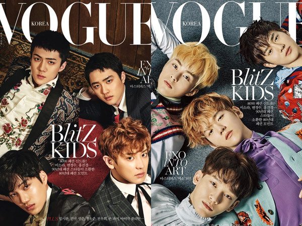 Tampannya EXO Bertransformasi Jadi 'Dandy Boys' di Pemotretan Majalah Vogue