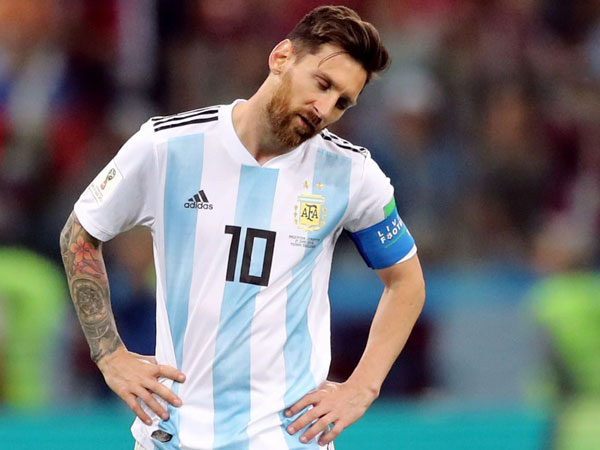 Yang Hanya Bisa Dilakukan Messi Saat Argentina Dilumat 0-3 oleh Kroasia