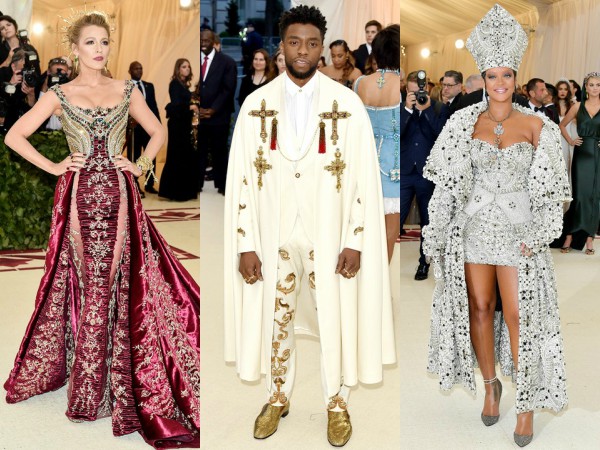 Para Selebriti Hollywood Tampil Heboh dengan Busananya di Met Gala 2018