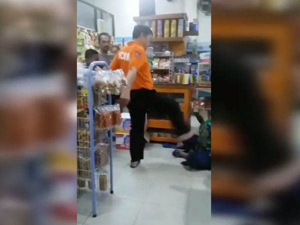 Viral Polisi Pemilik Minimarket Kasari Pencuri, Hati-hati Info Hoax yang Beredar