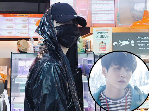 Suga BTS Pakai Parka 'Kantong Plastik Hitam' Menuju Indonesia, Berapa Harganya?