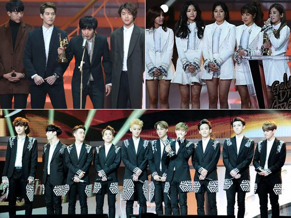 Ini Dia Idola K-Pop Peraih Trofi Kemenangan di 'Golden Disk Awards 2015' Hari Kedua!