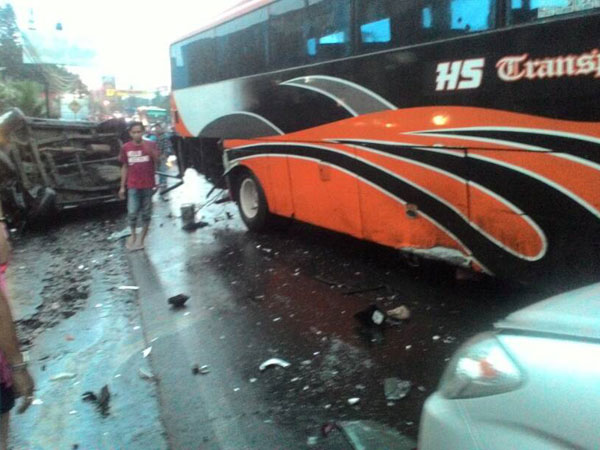 Kecelakaan Beruntun di Kawasan Puncak, Sopir Bus Jadi Tersangka