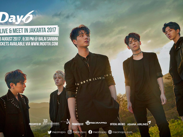 Promotor Rilis Detil Harga Tiket, Seat Plan dan Penjualan 'DAY6 Live and Meet in Jakarta'!