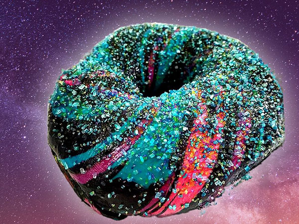 Cantiknya Kerlap-kerlip Bagel Bertema Galaksi yang Manis Ini!