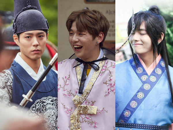 Park Bo Gum, Kang Daniel Wanna One, dan V BTS Terpilih Jadi Seleb Paling Menawan Pakai Hanbok