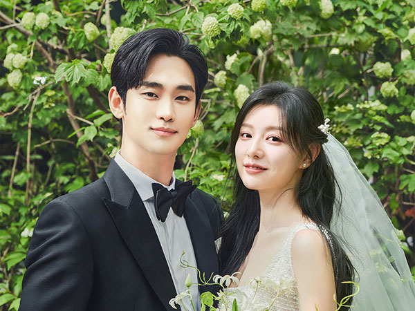 Kim Soo Hyun dan Kim Ji Won Serasi di Foto Pernikahan 'Queen of Tears'