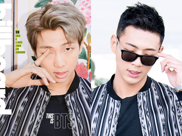 Varsity Jacket Motif Kain Ikat Kembar RM BTS vs Ji Soo, Who Wore It Better?