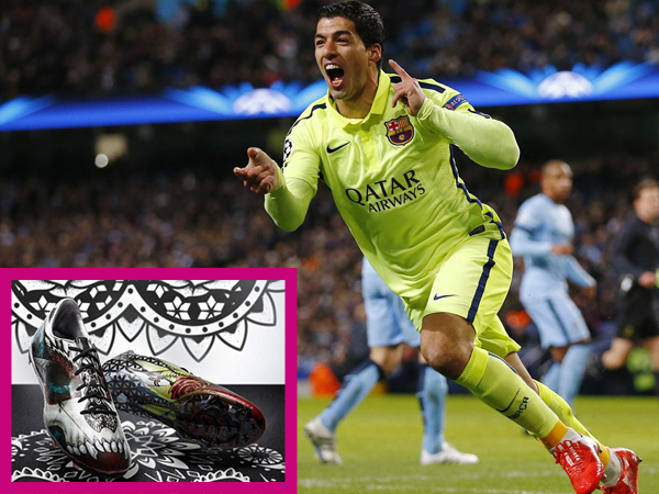 Wah, Suarez akan Pakai Sepatu 'Bertattoo' Saat Pertandingan!