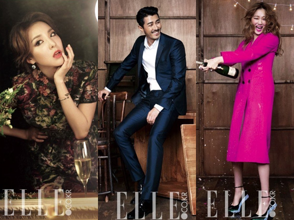 ELLE Rilis Foto Pemotretan Proyek Amal Dara 2NE1 dan Para Aktor YG Entertainment