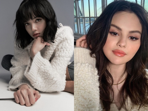 5 Outfit Kembar Lisa BLACKPINK dan Selena Gomez, Sister Goals!