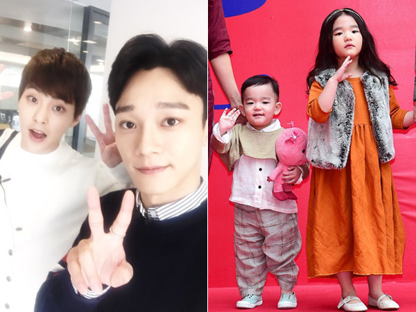 Muncul di ‘Superman Returns’, Intip Cuplikan Chen dan Xiumin EXO Asuh So Eul dan Da Eul