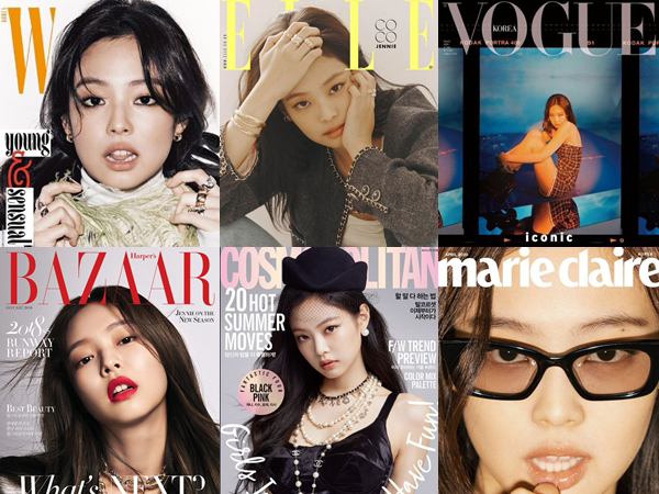 Jennie BLACKPINK Jadi Artis Korea Pertama yang Hiasi 6 Cover Majalah Ternama