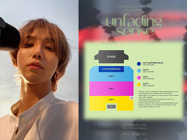 Mulai dari 1,25 Juta, Tiket Konser Yesung di Jakarta Dijual Minggu Depan