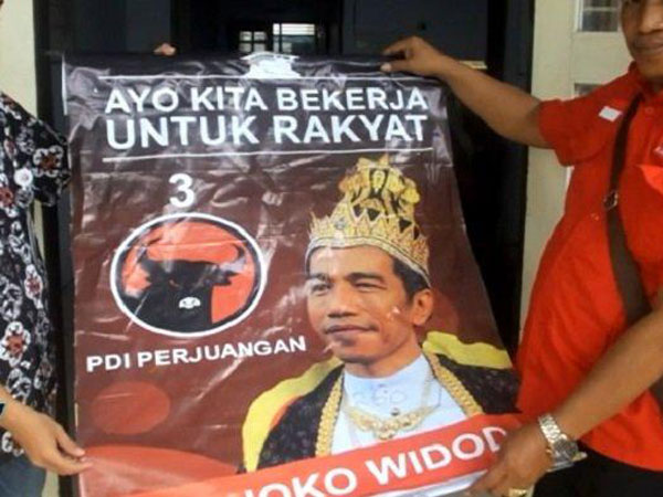 'Disuruh Pusat' hingga Uang Fantastis, Begini Temuan PDI-P dari Pelaku Pemasang Poster 'Raja Jokowi'