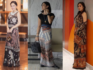 Inspirasi Outfit Unik nan Cantik Artis Pakai Kain Tenun, Bisa Kamu Tiru untuk Kondangan! (Part 1)