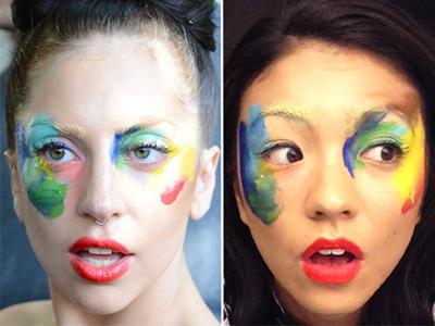 Berani Coba Gaya Make-Up 'Applause' Lady Gaga?