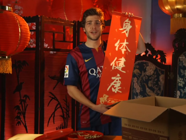 Rayakan Tahun Baru Imlek 2566, Pemain Barcelona Bicara Bahasa Mandarin!