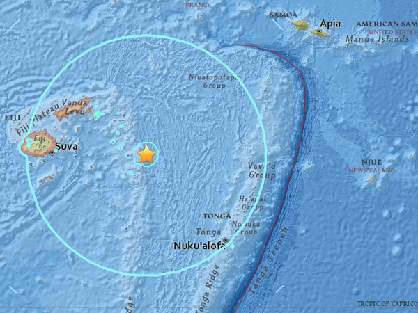 Bagaimana Bisa Guncangan Gempa 6.7 SR Fiji Tak Dirasakan oleh Warganya?