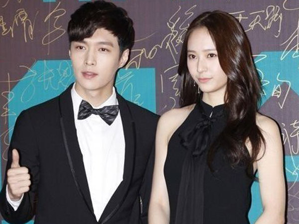 Hadiri Konferensi Pers Film Terbaru, Lay EXO dan Kystal f(x) Saling Pamer Skinship