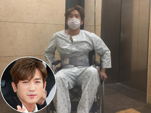 Pakai Kursi Roda Dan Penyangga Pinggang, Minwoo Shinhwa Bikin Khawatir Penggemar