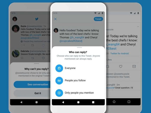 Twitter Mulai Uji Coba Fitur Batasi 'Reply'