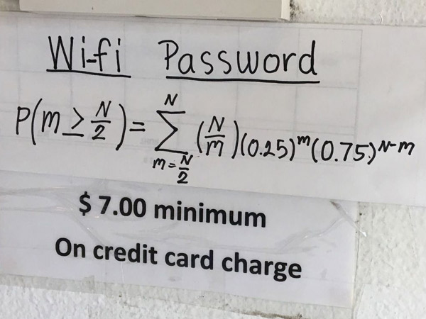 Restoran Ini Gunakan Soal Matematika Sebagai Password Wifi, Unik atau Menyebalkan?