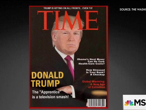 Terungkap, Foto Donald Trump di Sampul TIME 2009 Ini Terbukti Palsu?