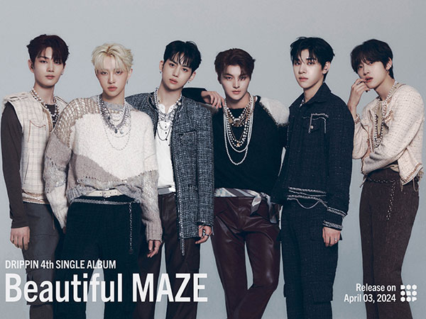 DRIPPIN Comeback dengan 'Beautiful MAZE' Tanpa Changuk