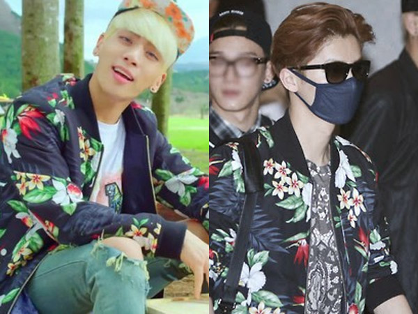 Jaket Berbunga Kembar Jonghyun SHINee vs Luhan EXO, Siapa Lebih Keren?