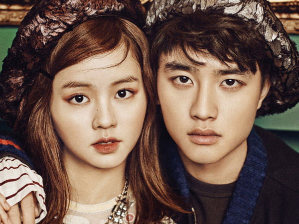 D.O EXO dan Kim So Hyun Jadi Pasangan Fashionista di Pemotretan Vogue